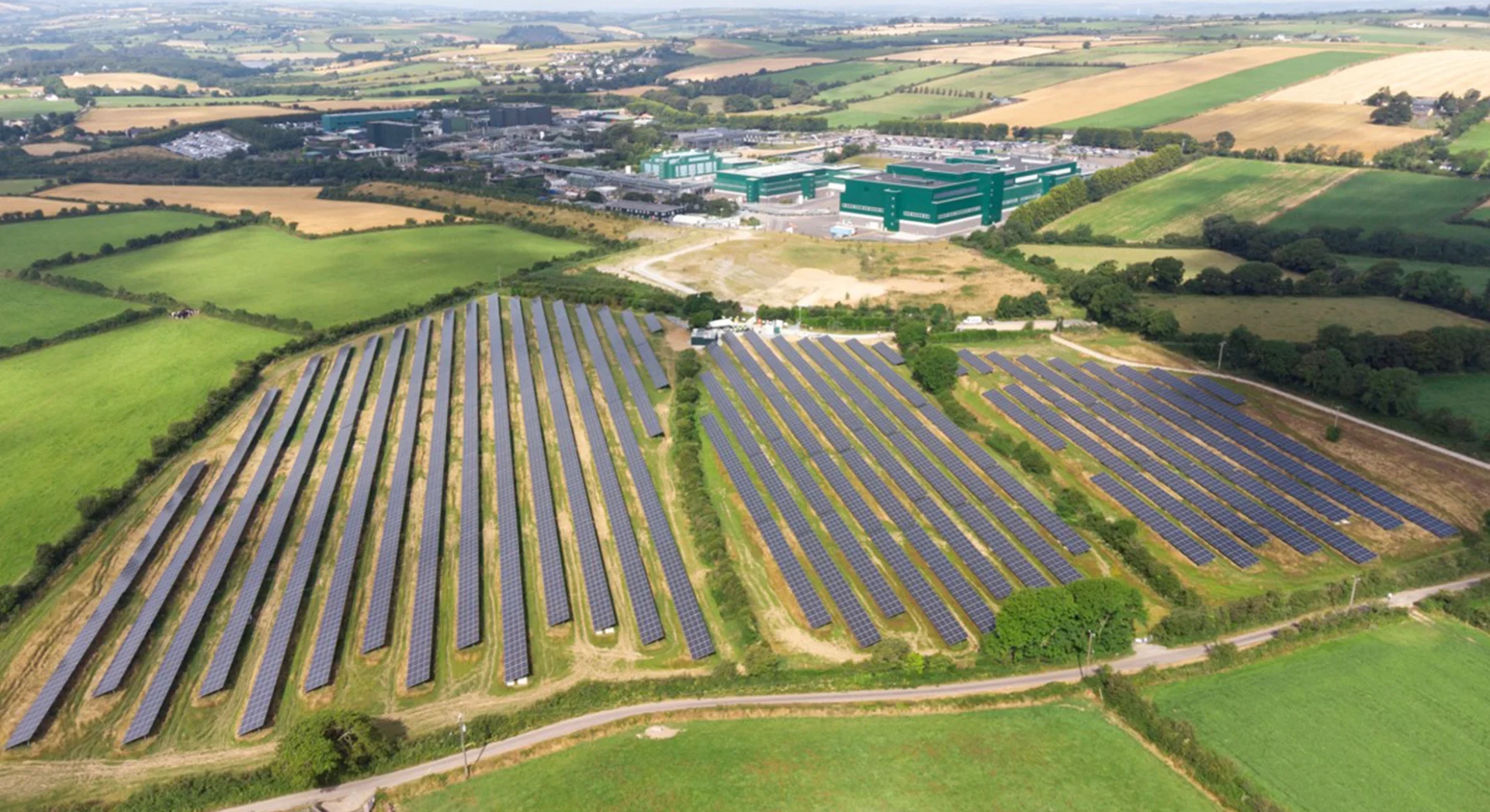 5mw solar farm helps power Pharma manufacturing plant