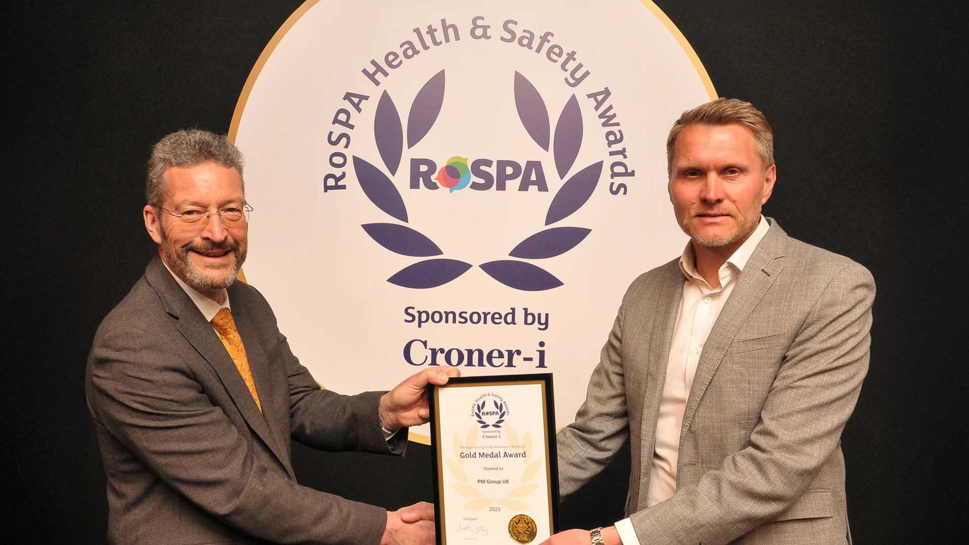 Gold in RoSPA UK Awards