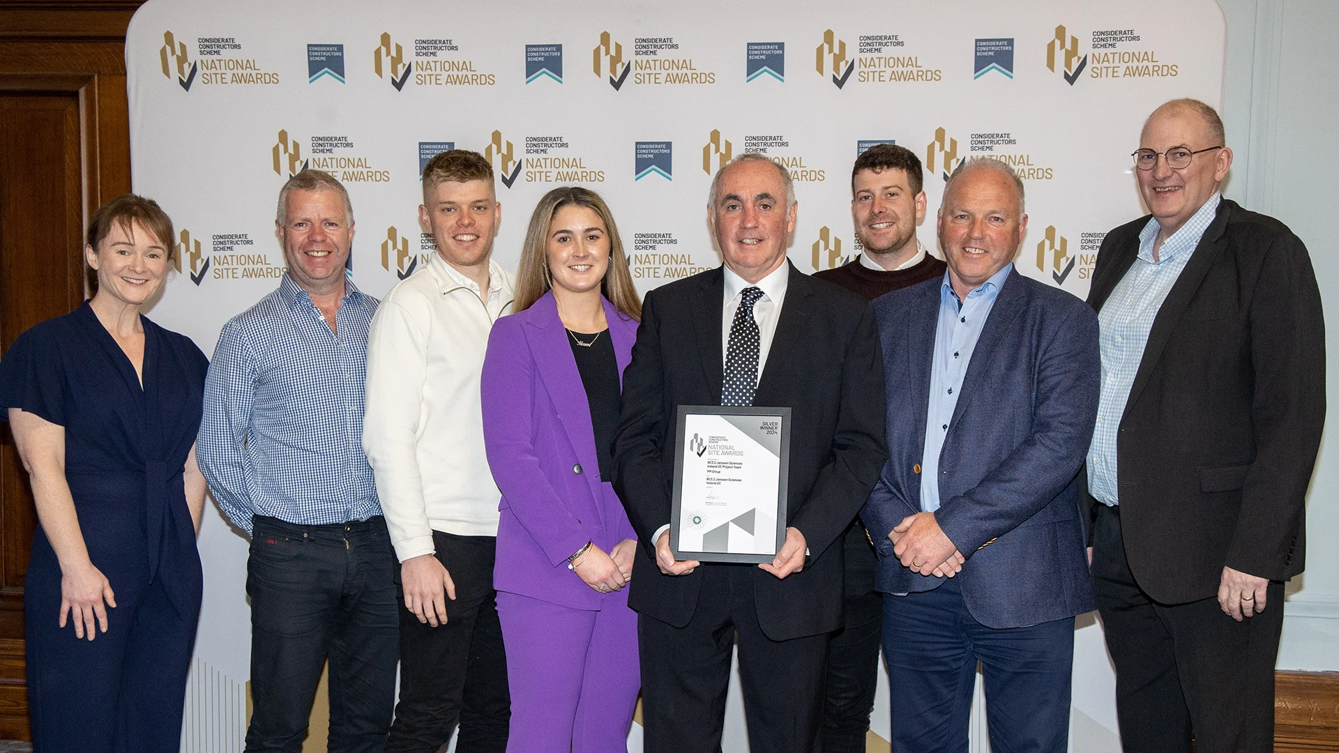 PM Group Team receive the Considerate Constructors Award 