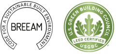 BREEAM and USGBC logos